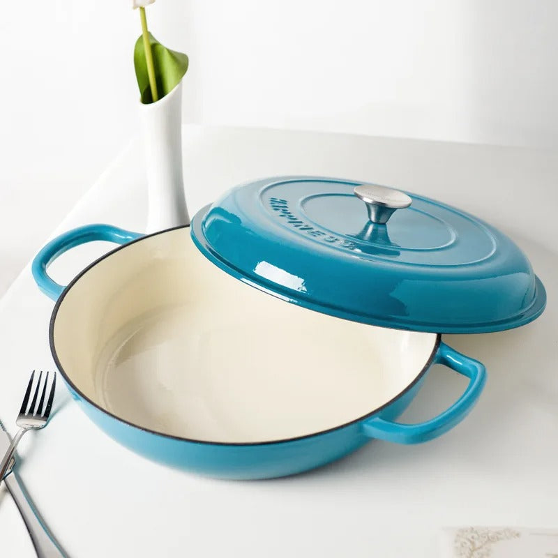 cocotte-en-fonte-plate-bleu