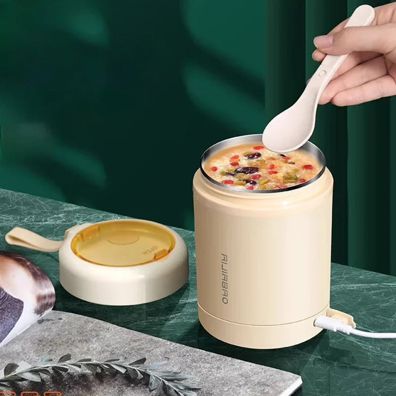 lunch-box-chauffante-ronde-beige