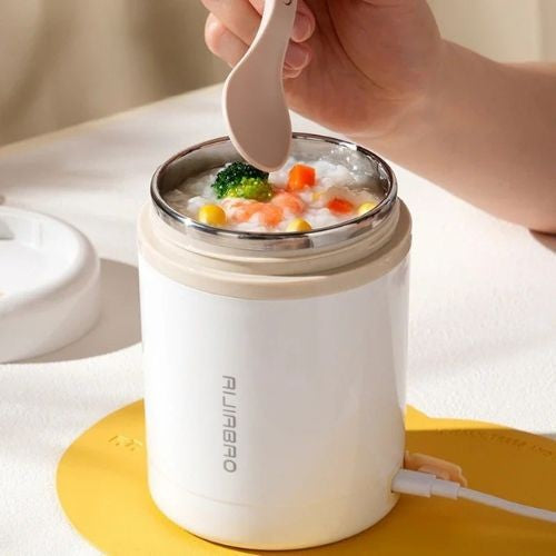 lunch-box-chauffante-ronde-blanc