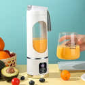Mini Mixeur Portable 450ml - 8 Ou 12 Lames Inox - Pour Smoothies, Shakes - Idéal Voyage, Bureau, Salle De Sport - 7