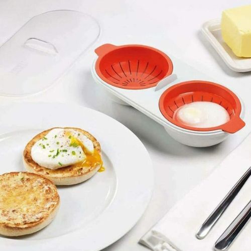 Cuiseur à Œufs Micro-ondes 4 Œufs – Forme Canard Mignon, Œufs Durs/Mollets En Quelques Minutes, Gadget Cuisine Pratique