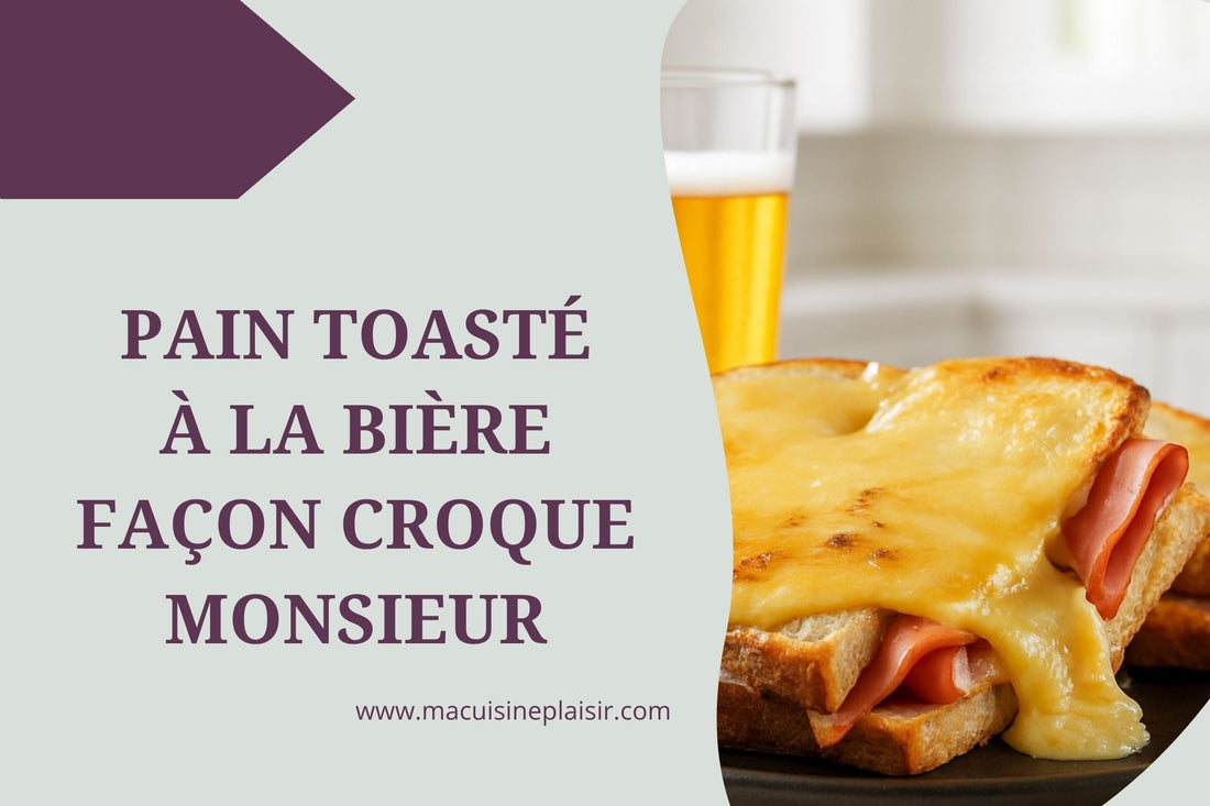 Pain toasté à la Bière façon Croque-Monsieur