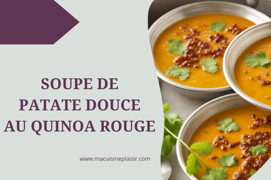 Soupe de Patate Douce au Quinoa Rouge