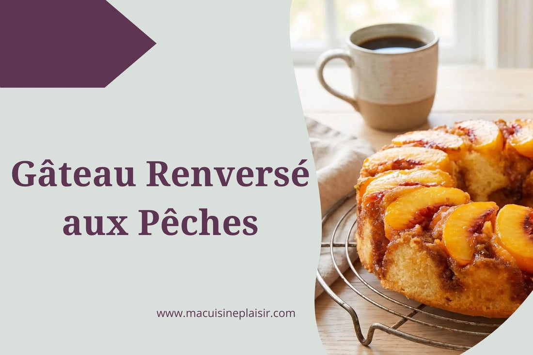 Gâteau Renversé aux Pêches