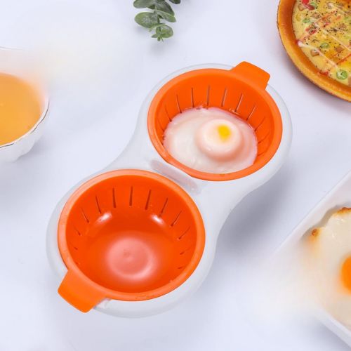 Cuiseur à œufs Micro-ondes Mizikuu - Pour 7 œufs, Sans BPA - Idéal Pour œufs Durs, Mollets, Maïs Et Patates Douces