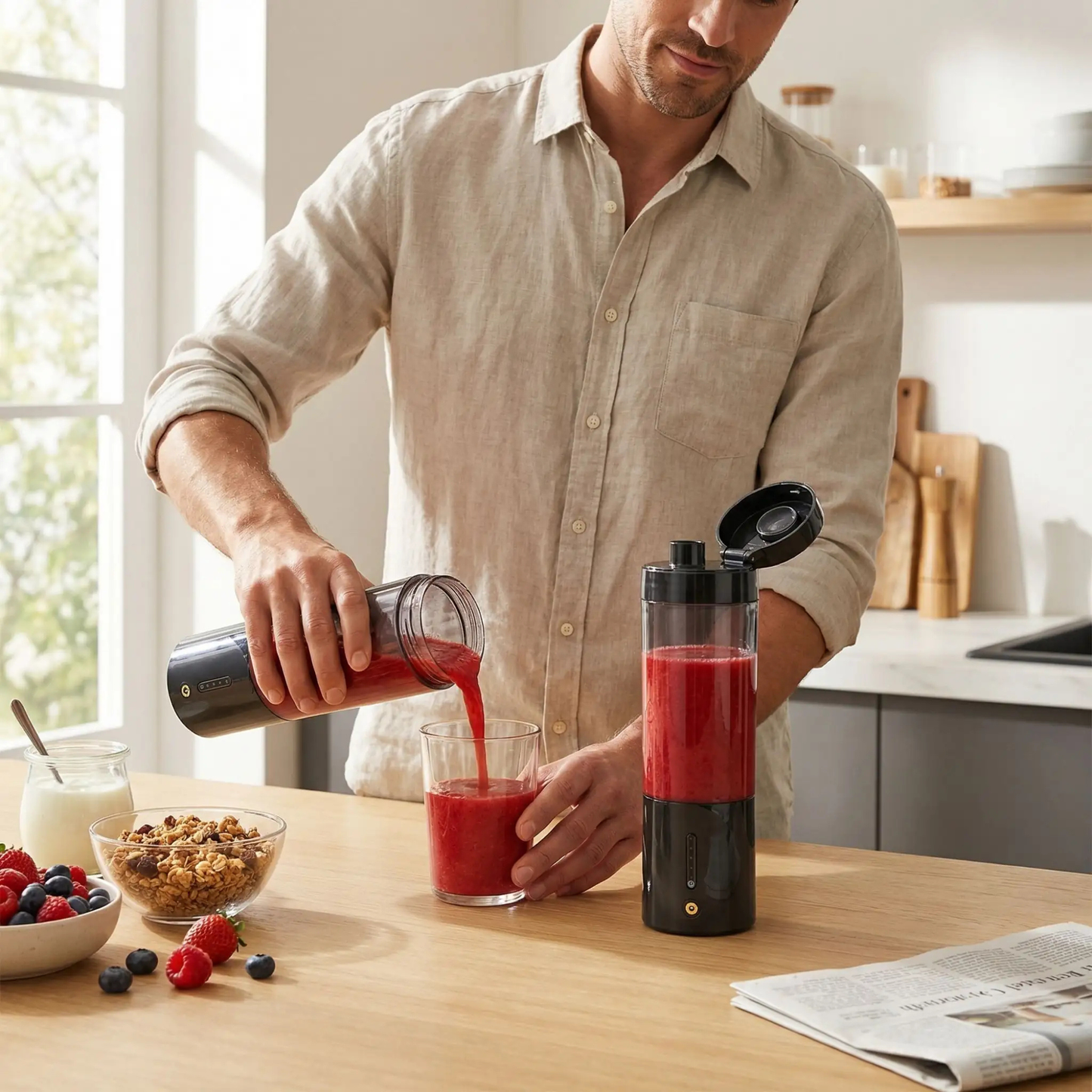 blender smoothie portable vitamines