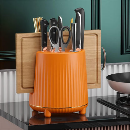 bloc-à-couteaux-rotatif-orange
