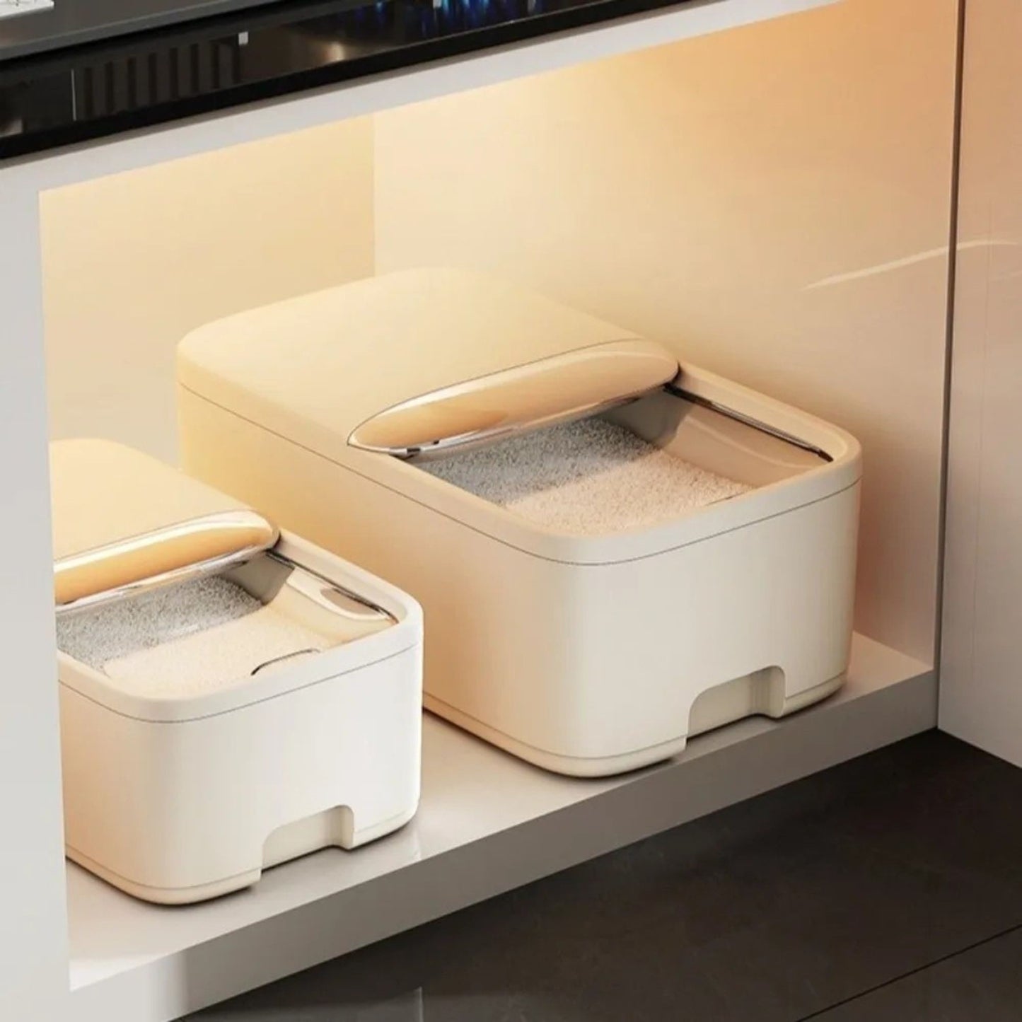 boite de conservation alimentaire fortistock beige encombrement