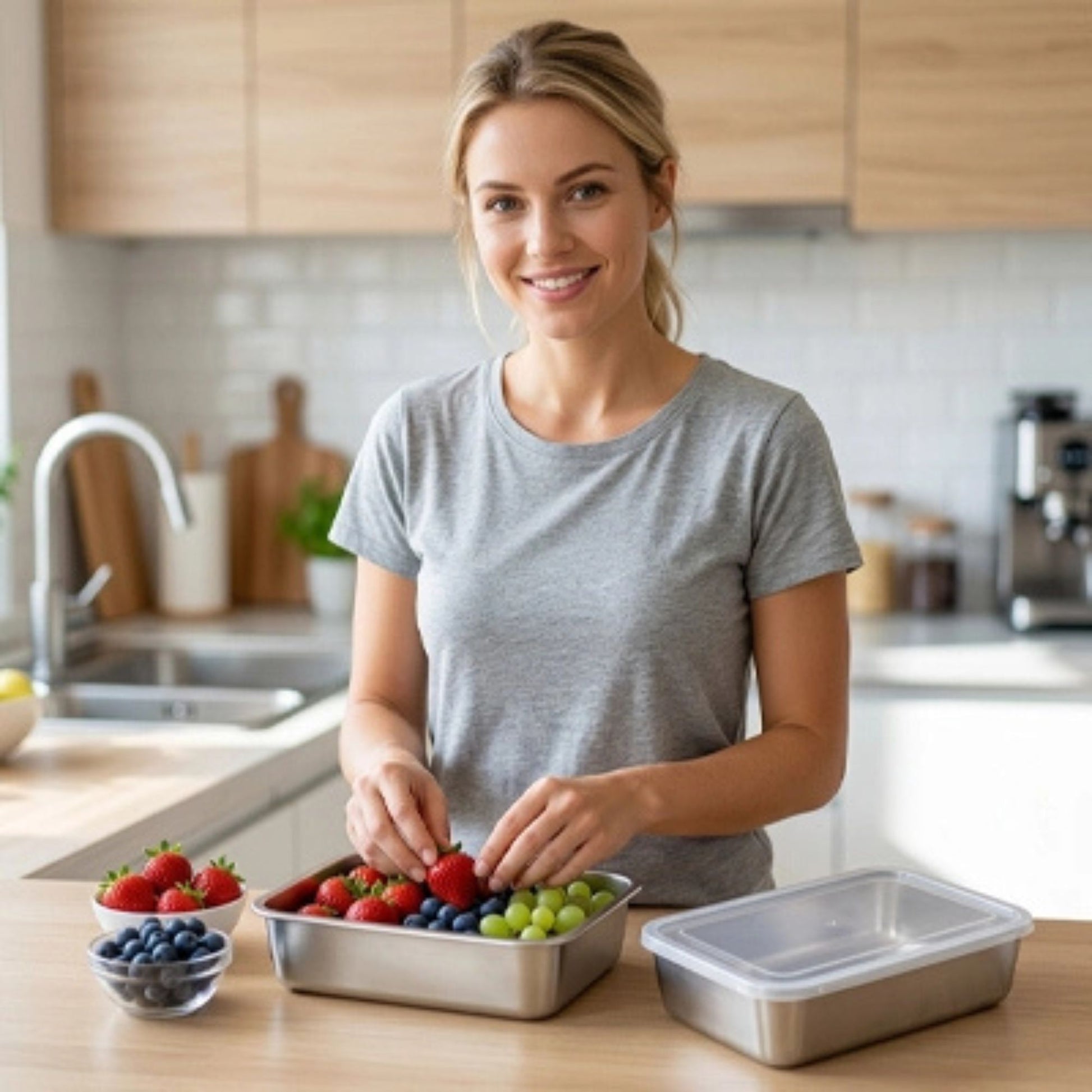 boite de conservation alimentaire inox fraicheur