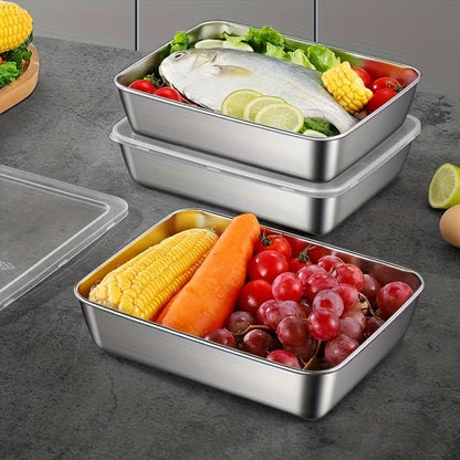 boite de conservation alimentaire inox grande capacite