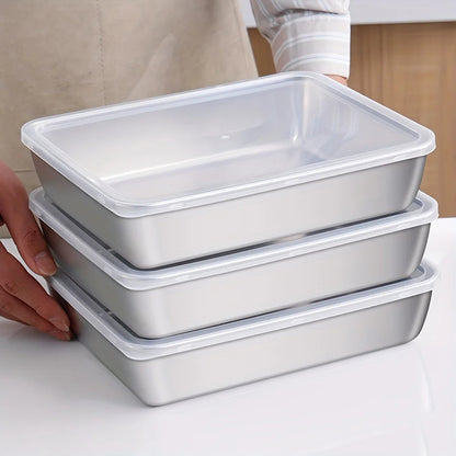 boite de conservation alimentaire inox par trois