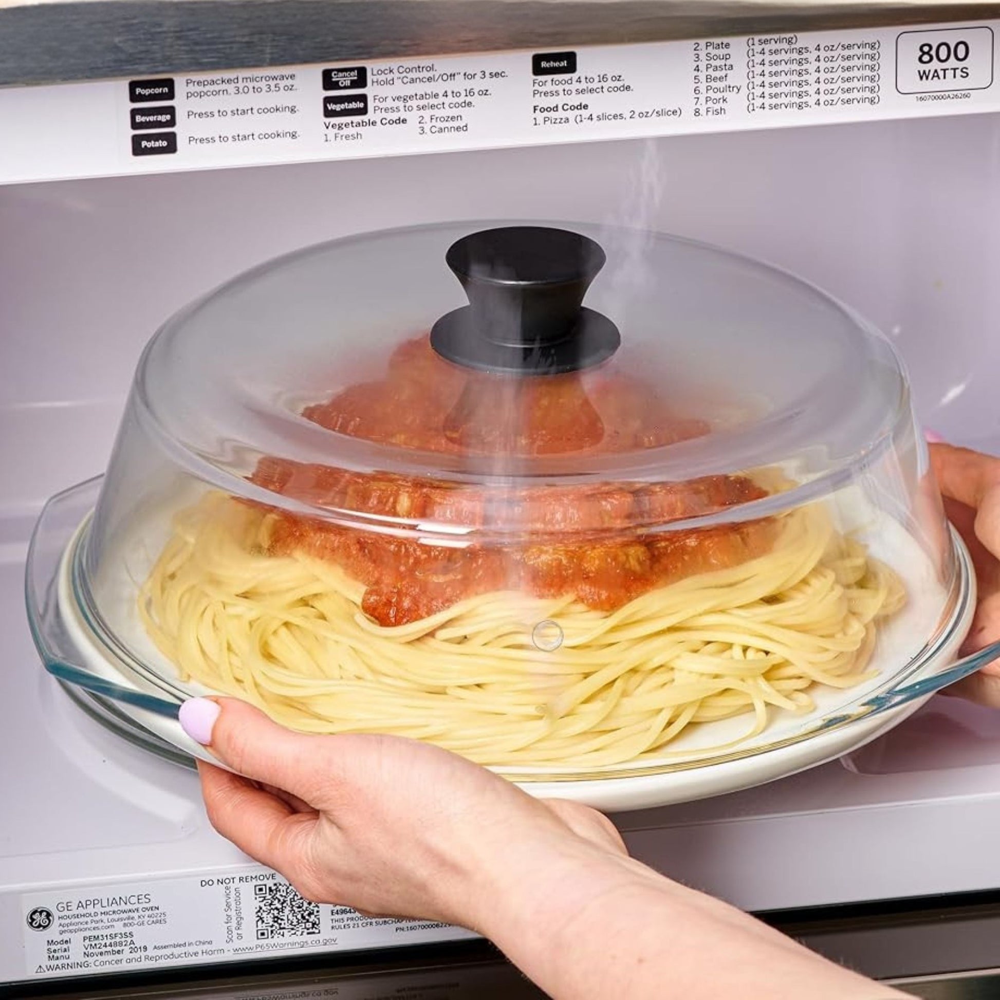 cloche en verre pour micro ondes verdomia aeration