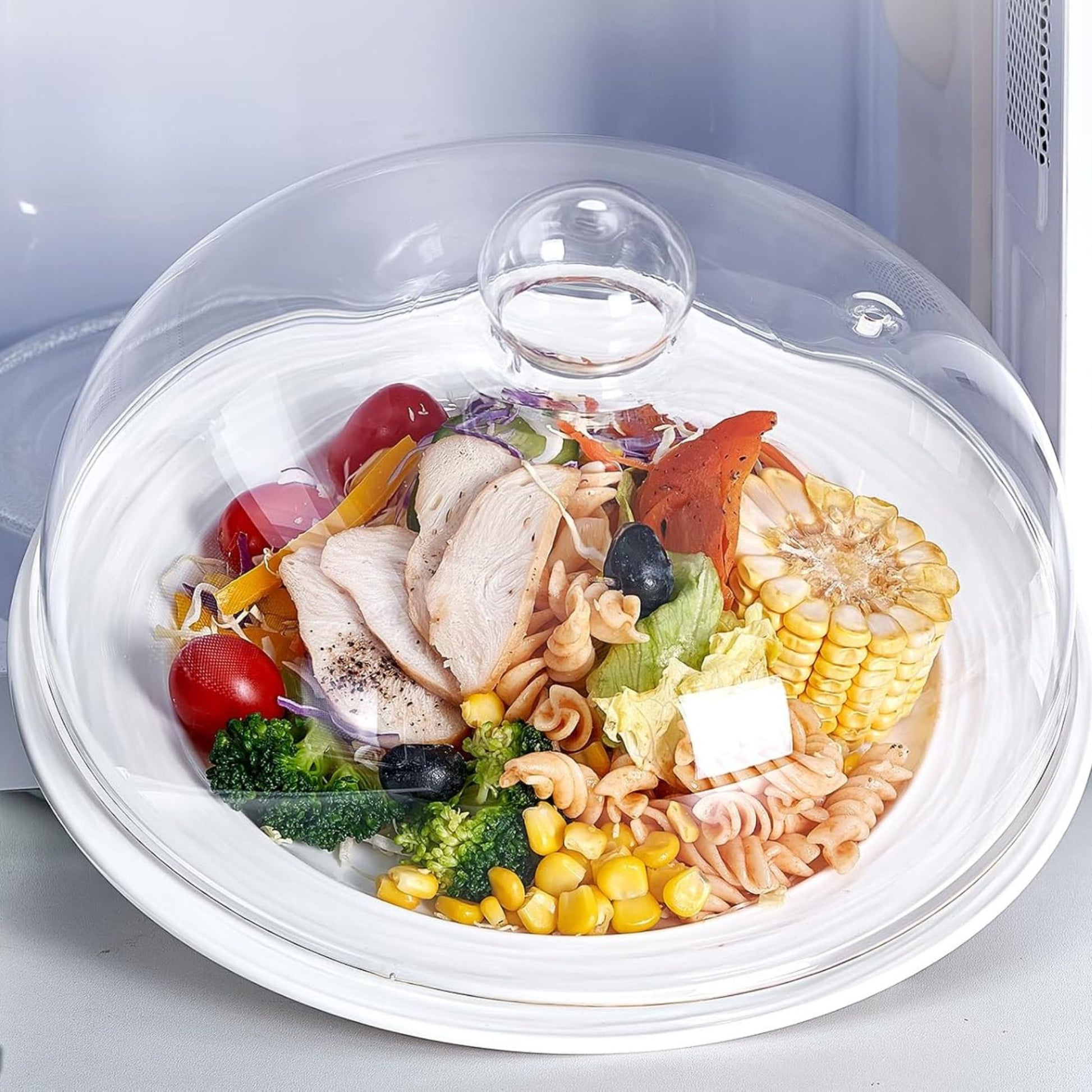 cloche micro onde en verre waveglass sain