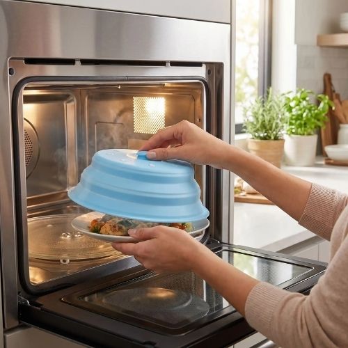 cloche micro ondes fleximag silicone