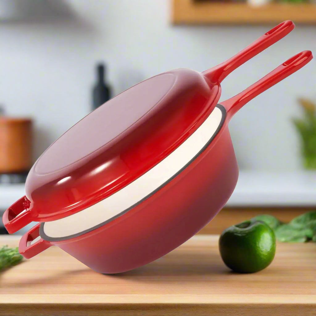 cocotte-en-fonte-rouge-multiusages
