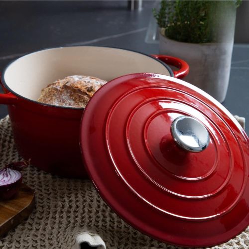 marmite émail rouge 24 cm la estrella marmite émail rouge 24 cm la estrella