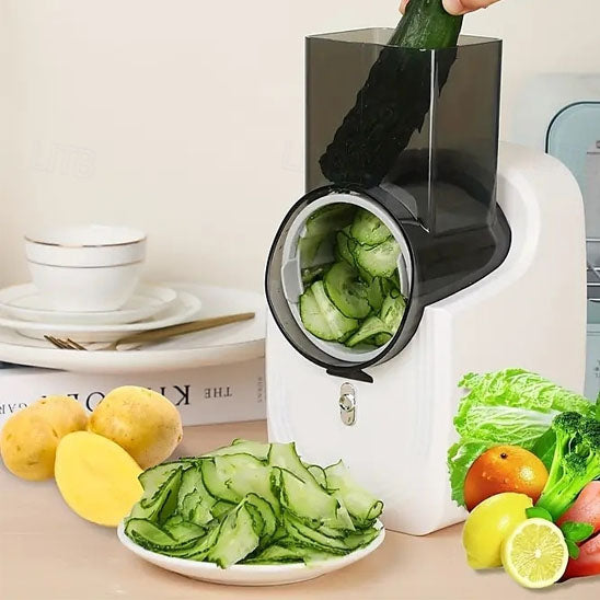 coupe-légumes-électrique-blanc