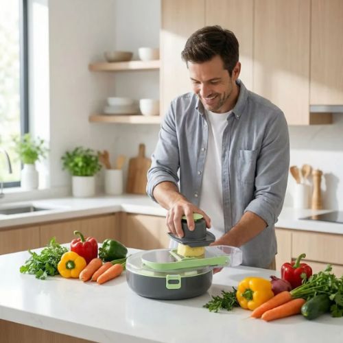 coupe legumes veggiebox pratique