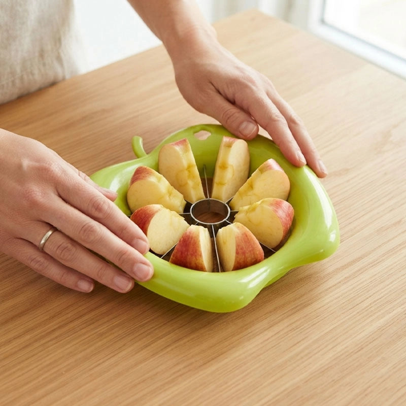 coupe pomme pommepop vert