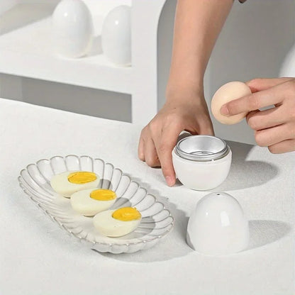 Cuiseur à Œufs Micro-Ondable 4 Œufs - Machine Œufs Durs Rapide 8 Minutes - Accessoire Cuisine