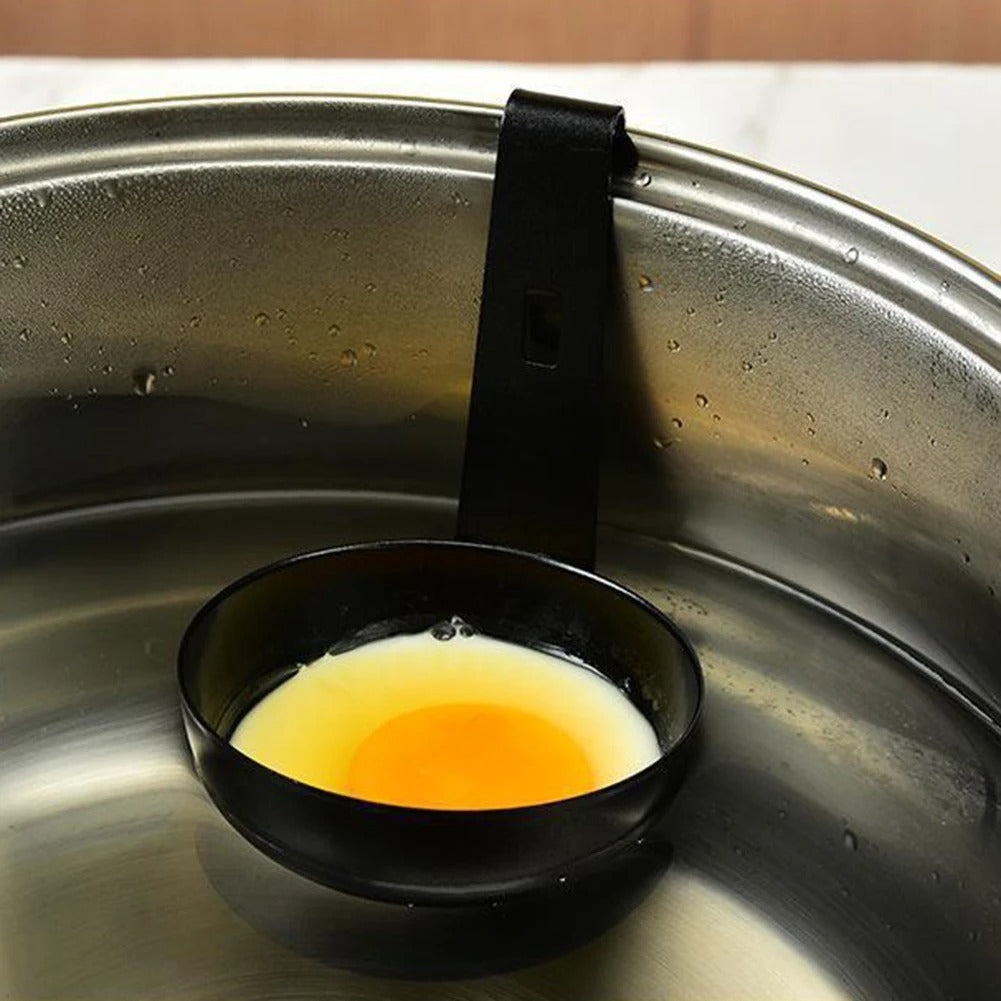 Lot De 2 Pocheuses à Œufs Inox Pliables Antiadhésives - Cuiseurs Œufs Pochés Durs Omelette Petit-Déjeuner