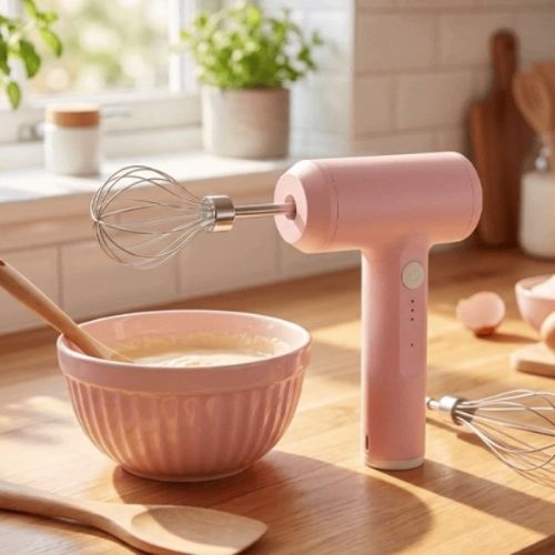 fouet électrique mixora rose