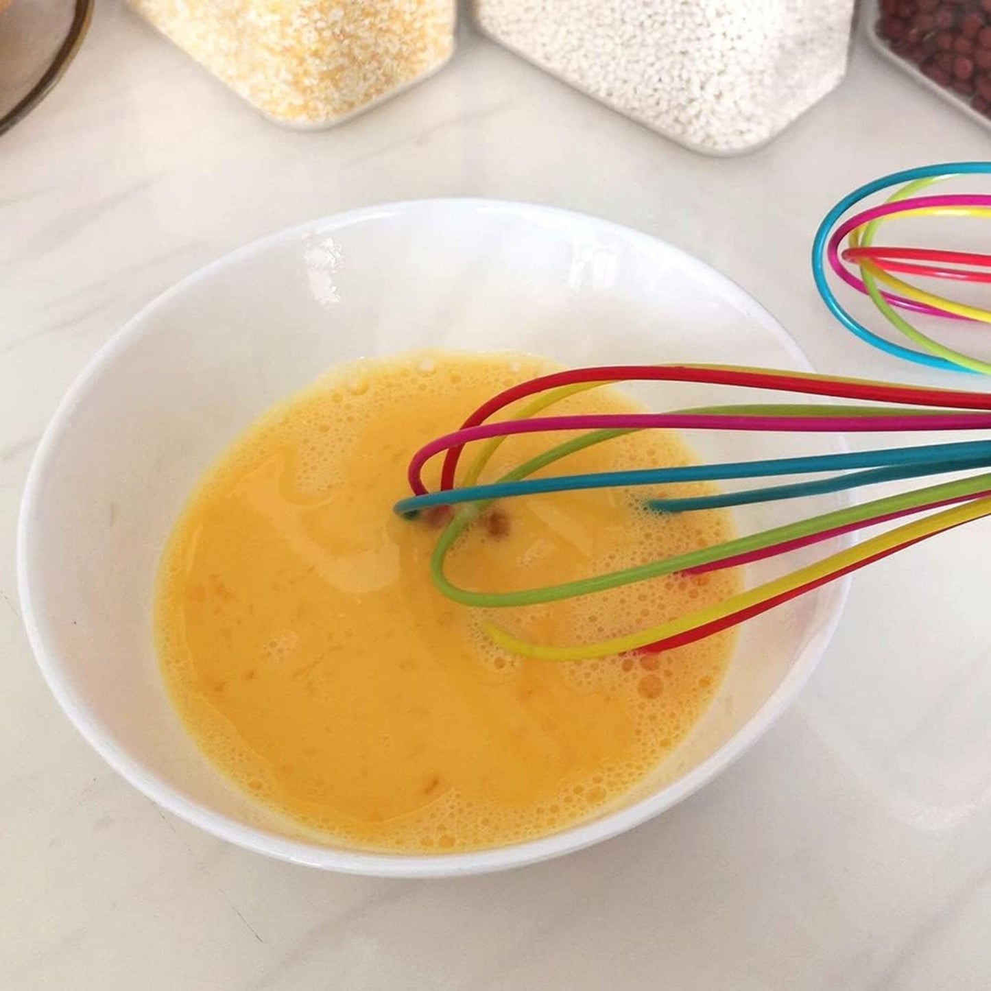 fouet silicone arc en ciel aeration