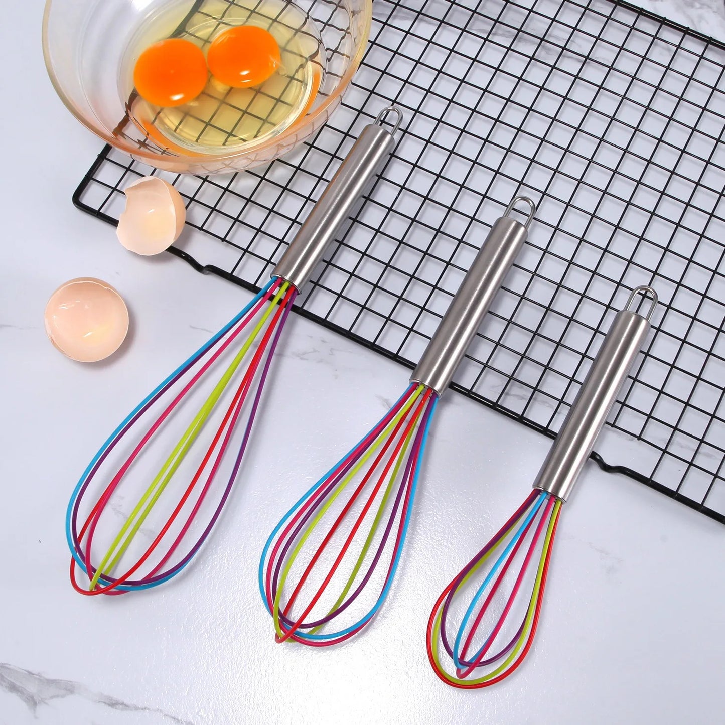 fouet silicone arc en ciel