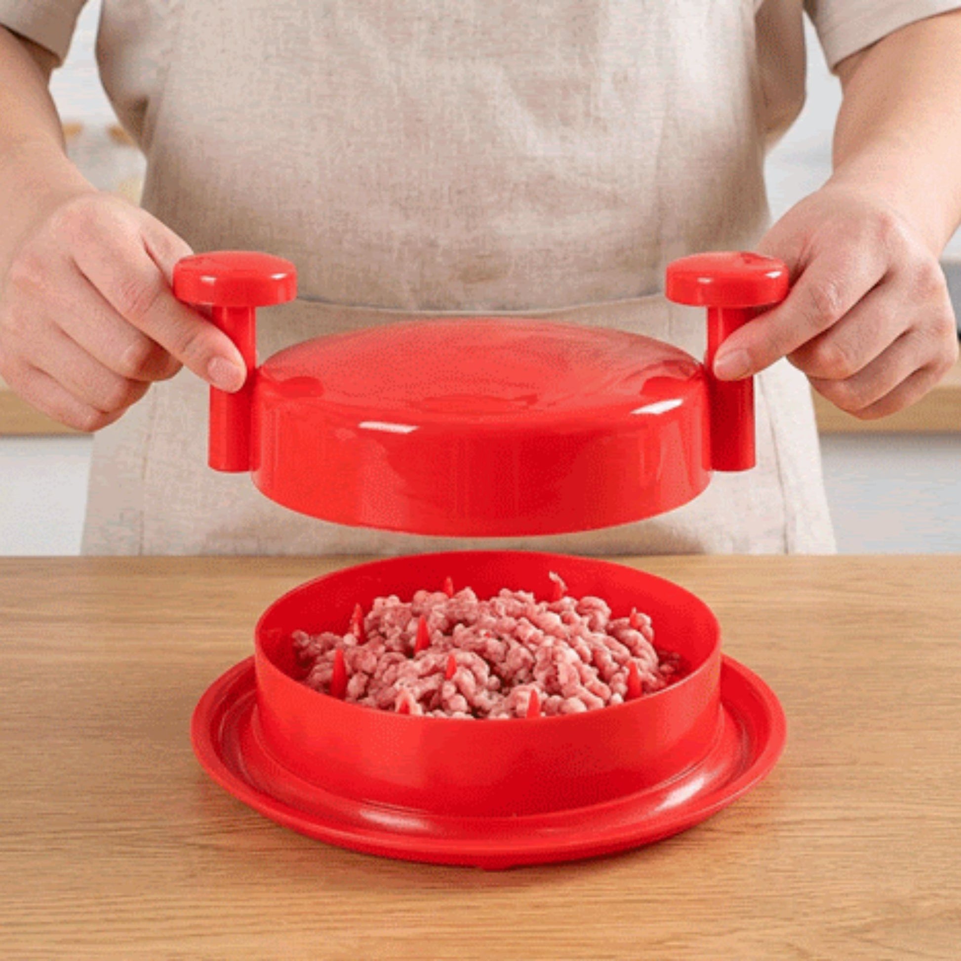 hachoir à viande manuel effilochef rouge