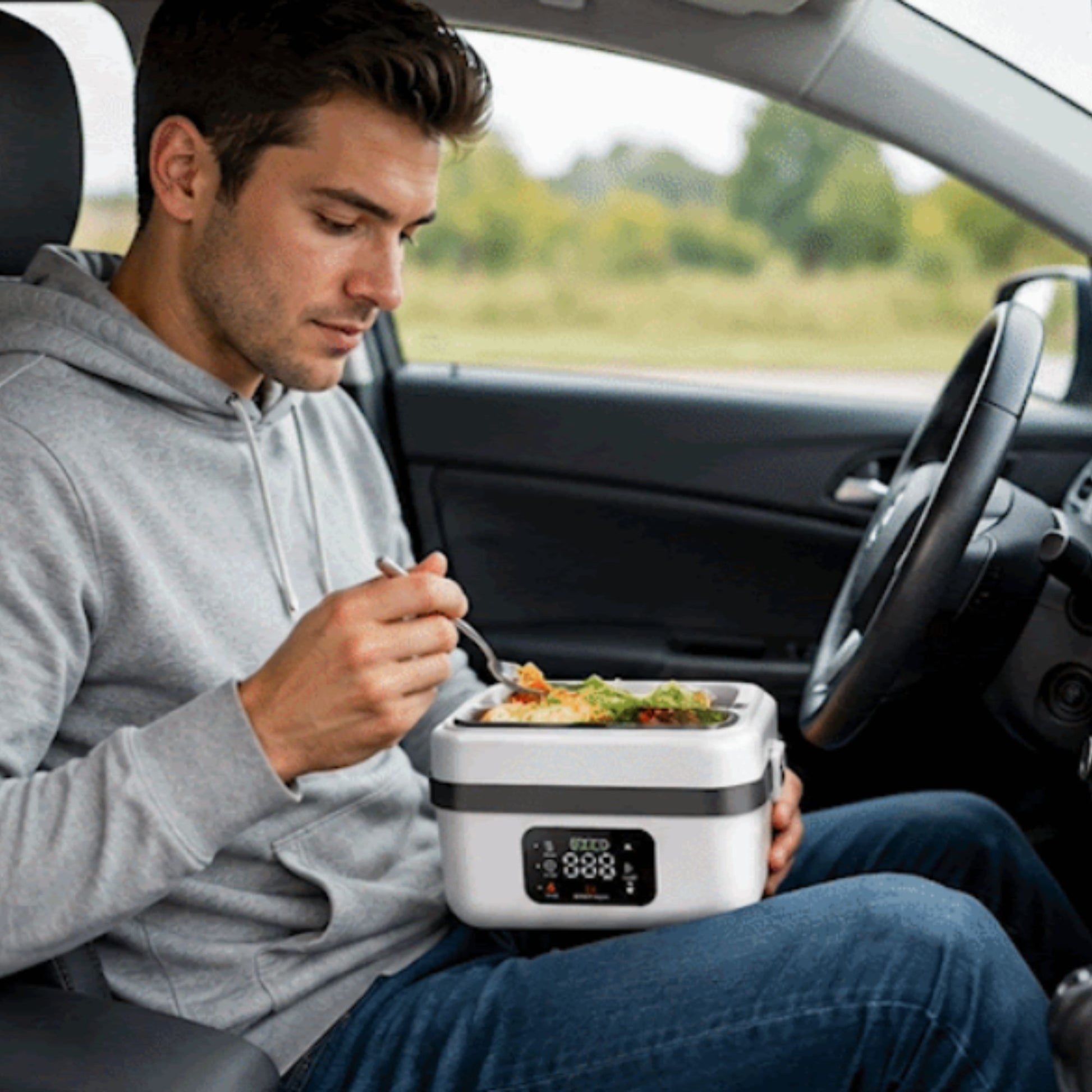lunch box chauffante nomadheat voiture