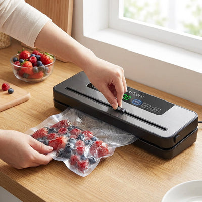 machine sous vide alimentaire freshteck fruit