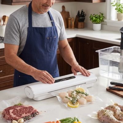 machine sous vide alimentaire freshy poisson