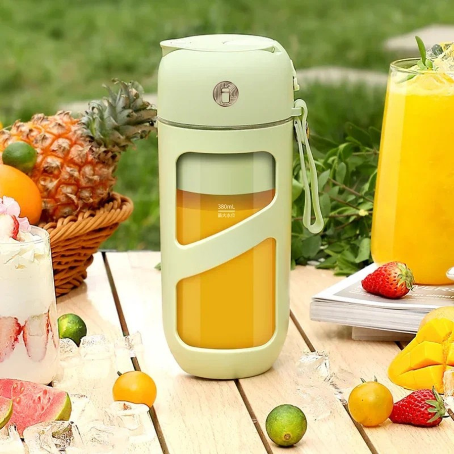 mini blender sous vide vert