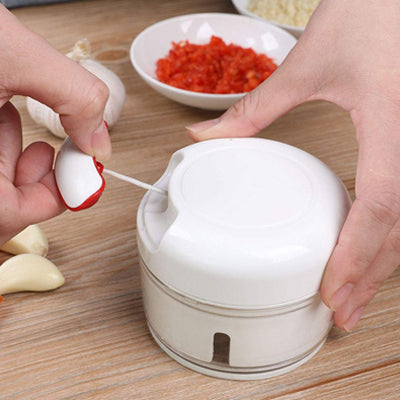 mini hachoir manuel cutzy blanc