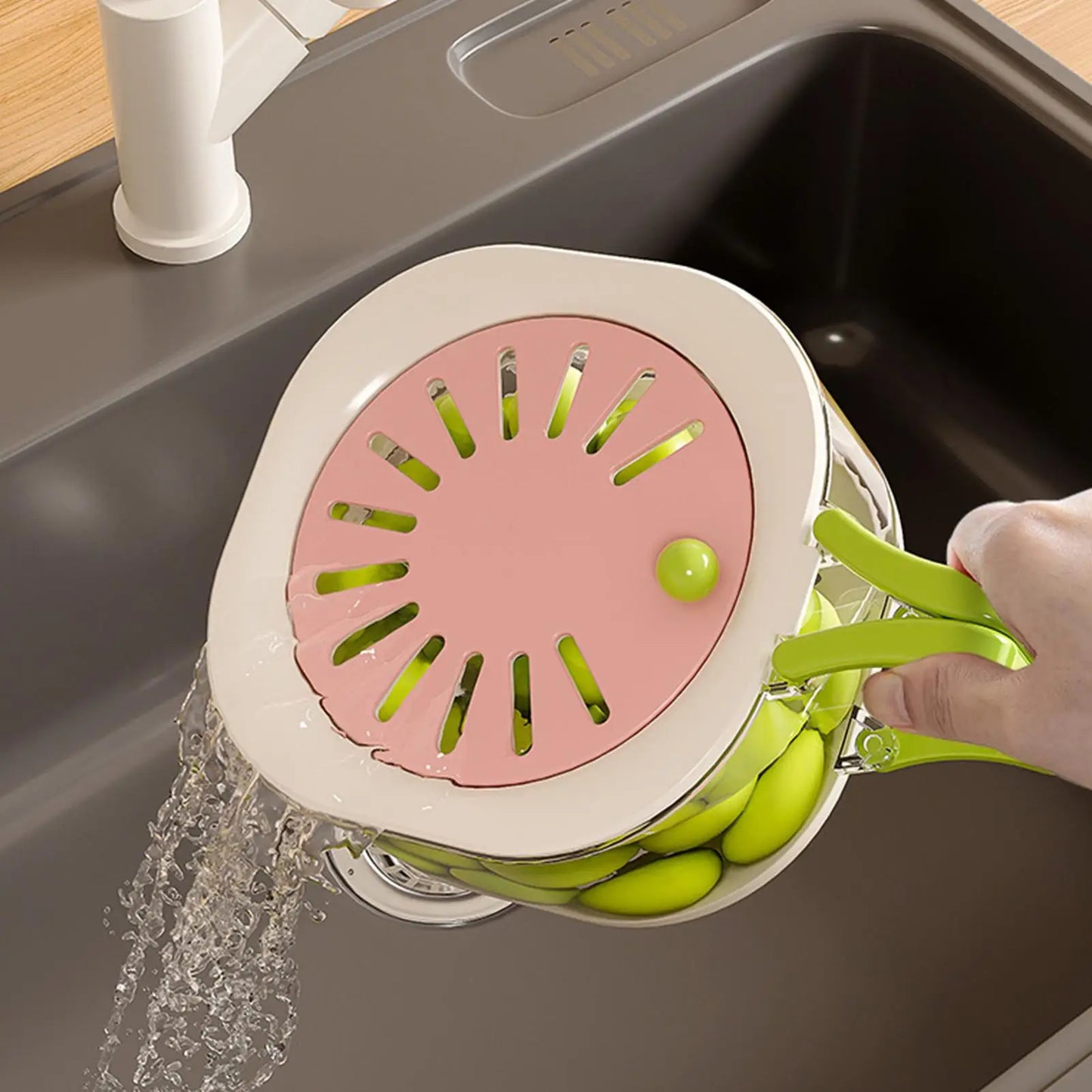 mini passoire drainbox rose pale