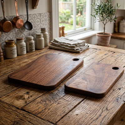 mini planche a decouper en bois elegant