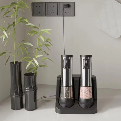 moulin à poivre électrique duoflow base rechargeable
