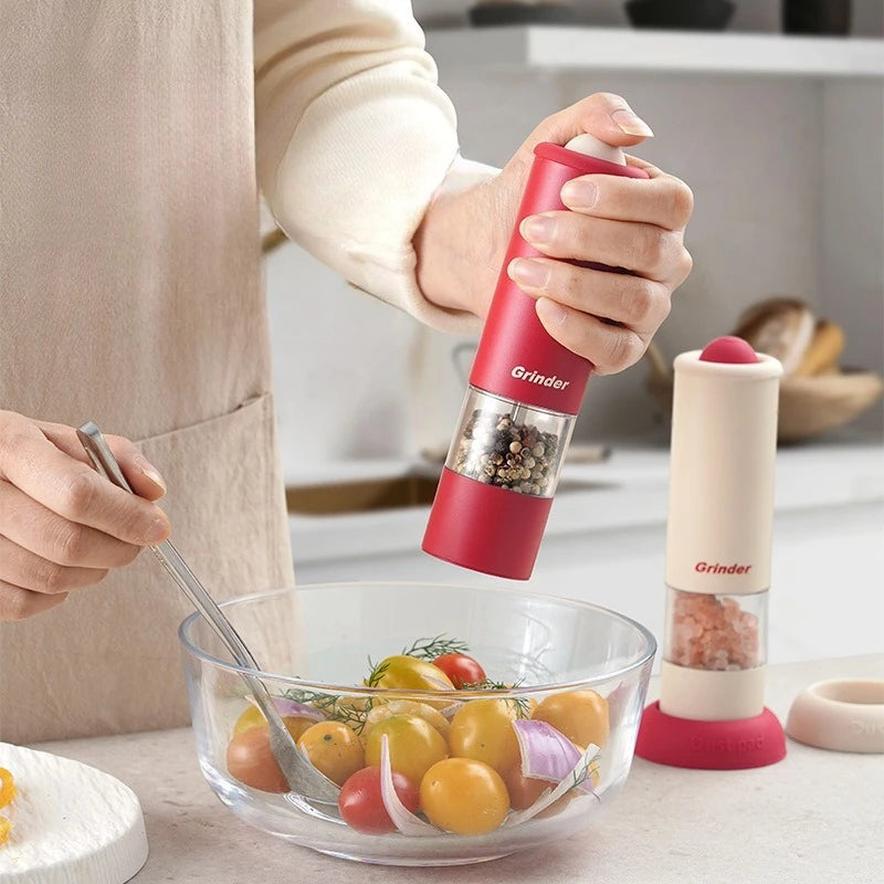 moulin à poivre électrique rechargeable savora rouge