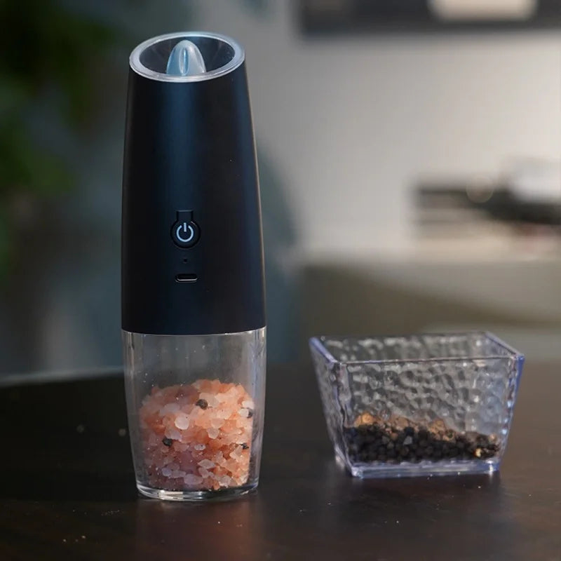 moulin à poivre électrique rechargeable pepvolt noir