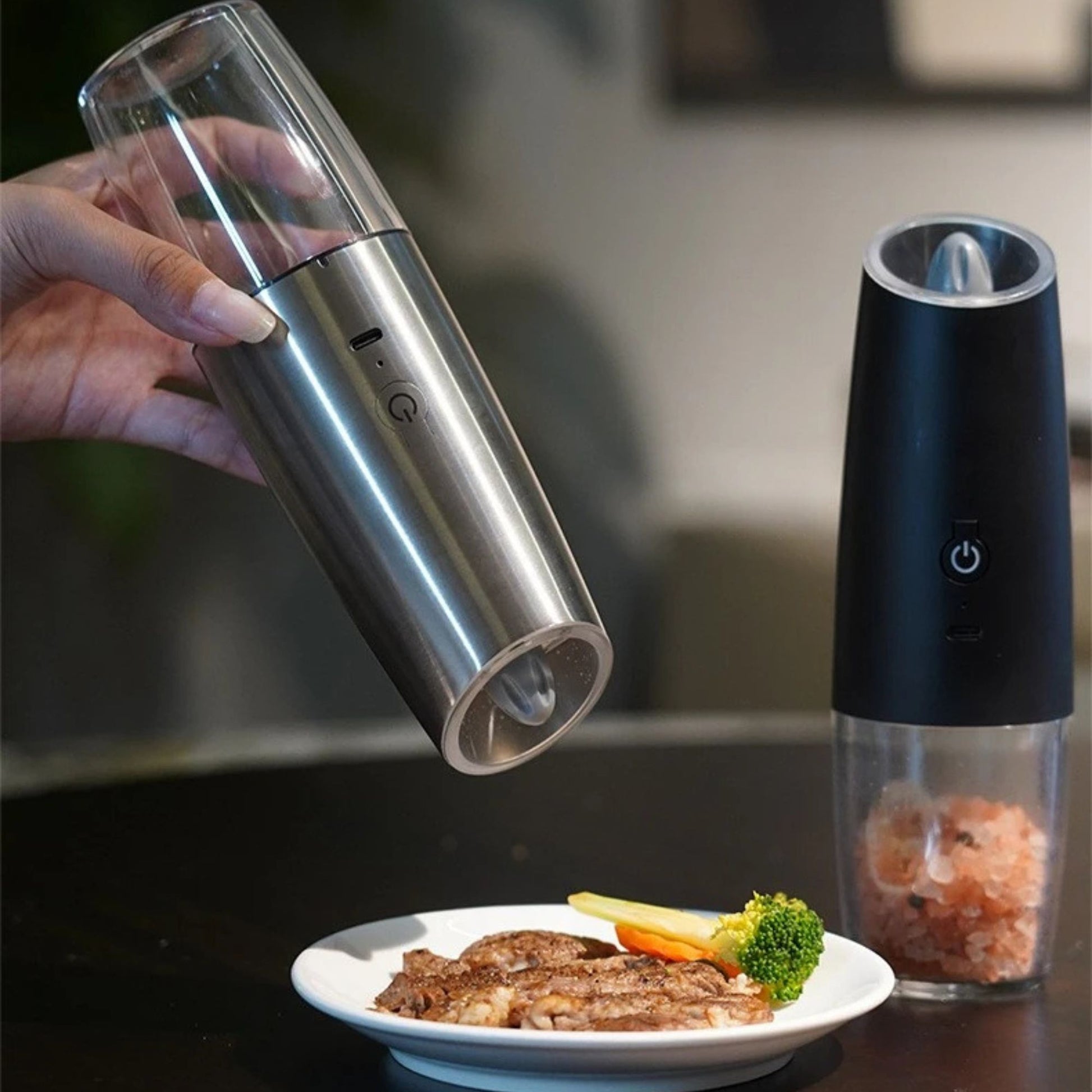 moulin à poivre électrique rechargeable pepvolt pratique