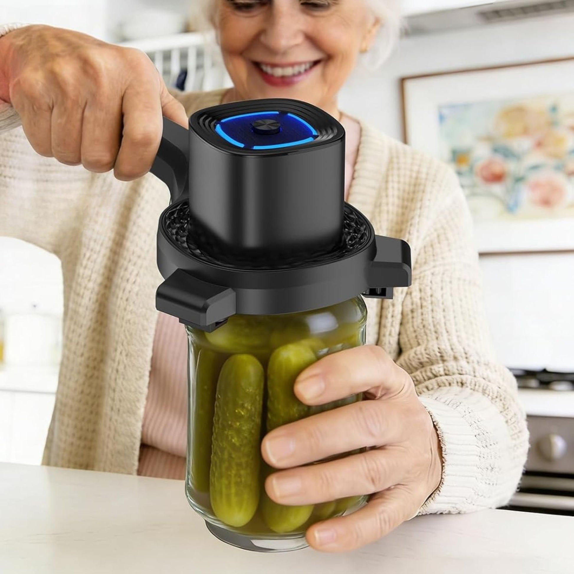 ouvre bocal electrique popeasy sans effort