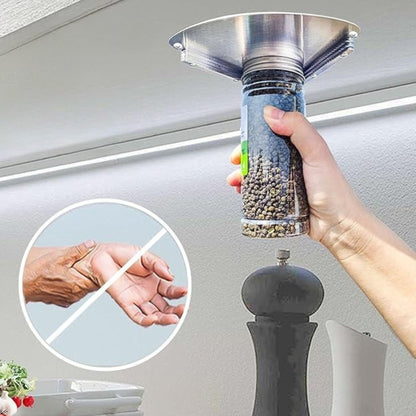 ouvre bocal sous placard inox sans douleur