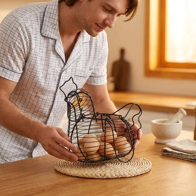 panier à oeufs nideo fer