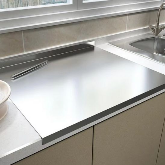 planche-a-decouper-avec-rebord-steelchef-inox