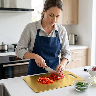 planche a decouper inox triogold decouper