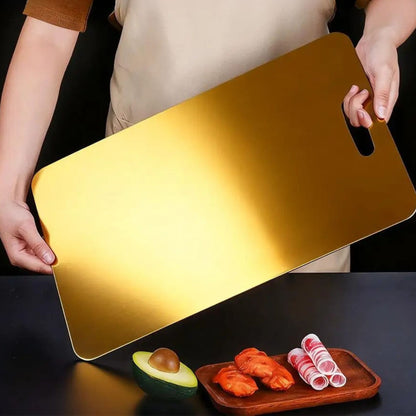 planche a decouper inox triogold design