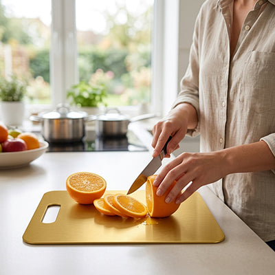 planche a decouper inox triogold trancher