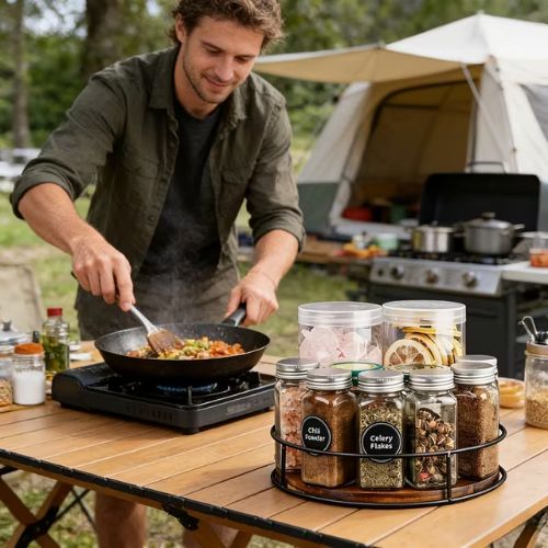 plateau tournant cuisine woodspin exterieur