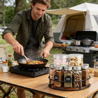plateau tournant cuisine woodspin exterieur