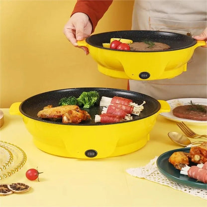poele-a-frire-electrique-convivialite
